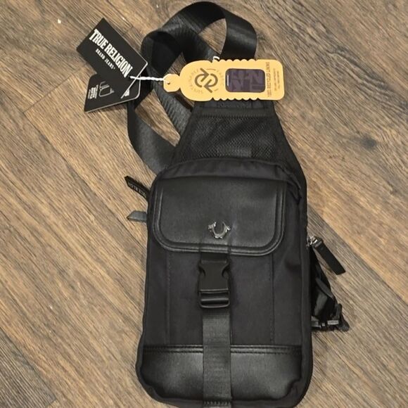 True Religion Ivan Horseshoe Logo Sling Bag - Picture 7 of 8